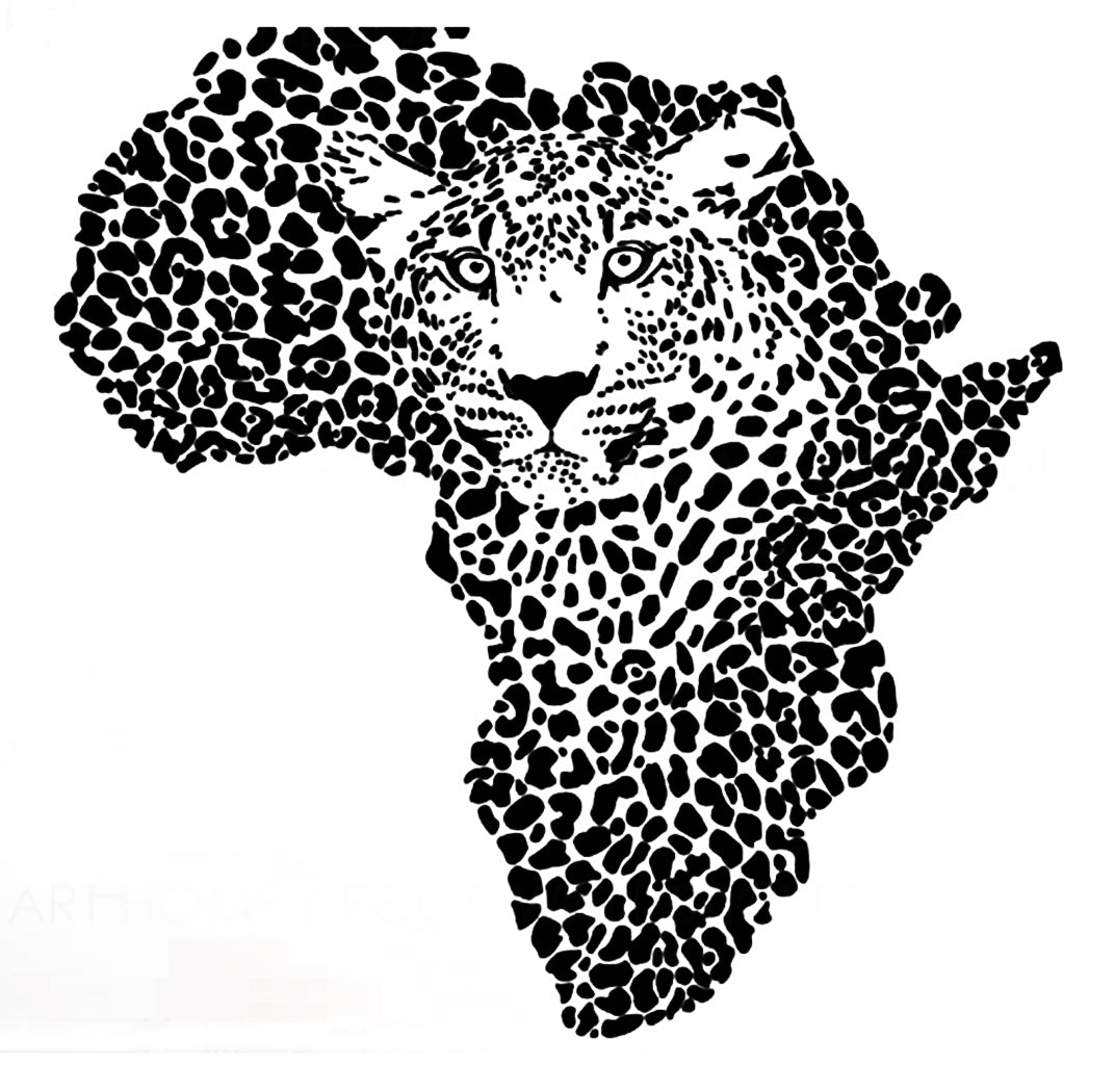 Africa Svg File - African Animals Svg - Leophard Clipart – Todordigital