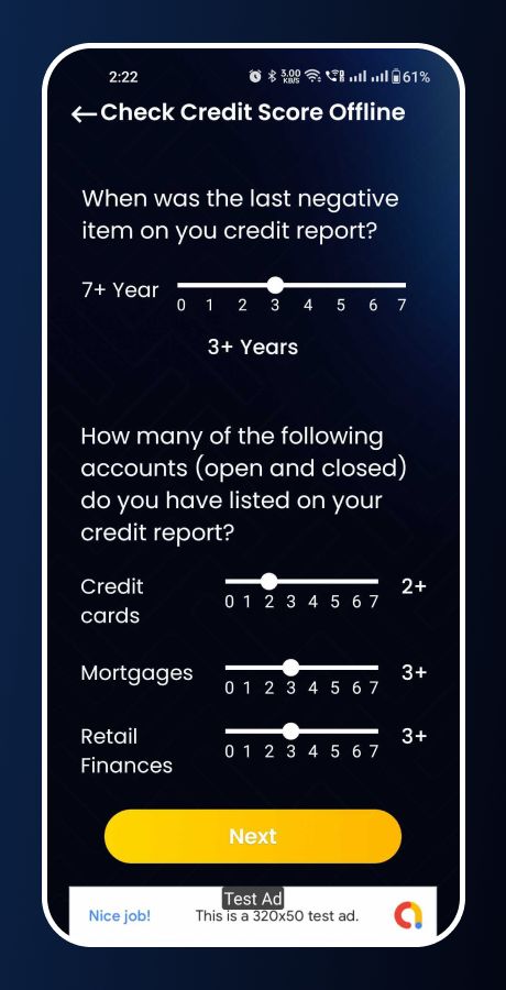 CIBIL Score - Credit Score Generator - Admob Ads