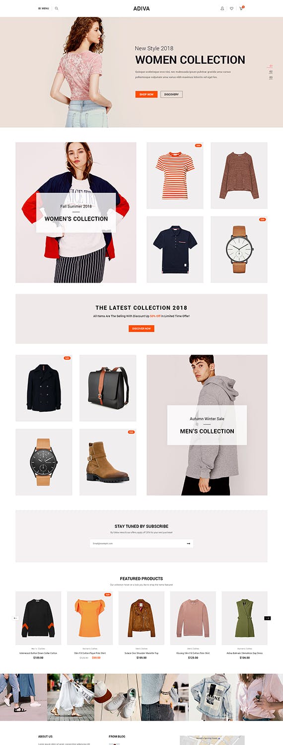 Adiva - eCommerce WordPress Theme