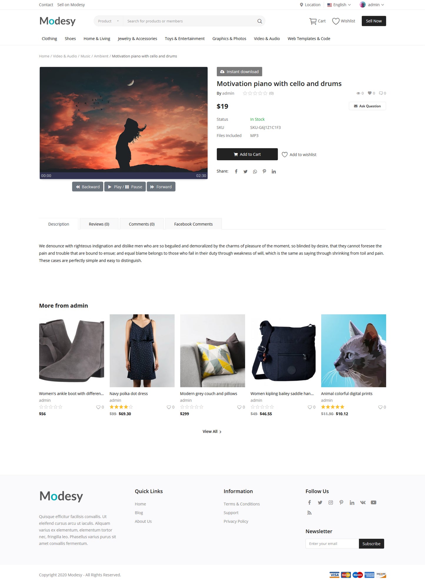 Modesy - Marketplace & Classified Ads Script