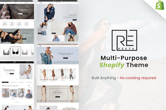 Reeta - 10 Demos Multipurpose 2.0 Shopify Theme