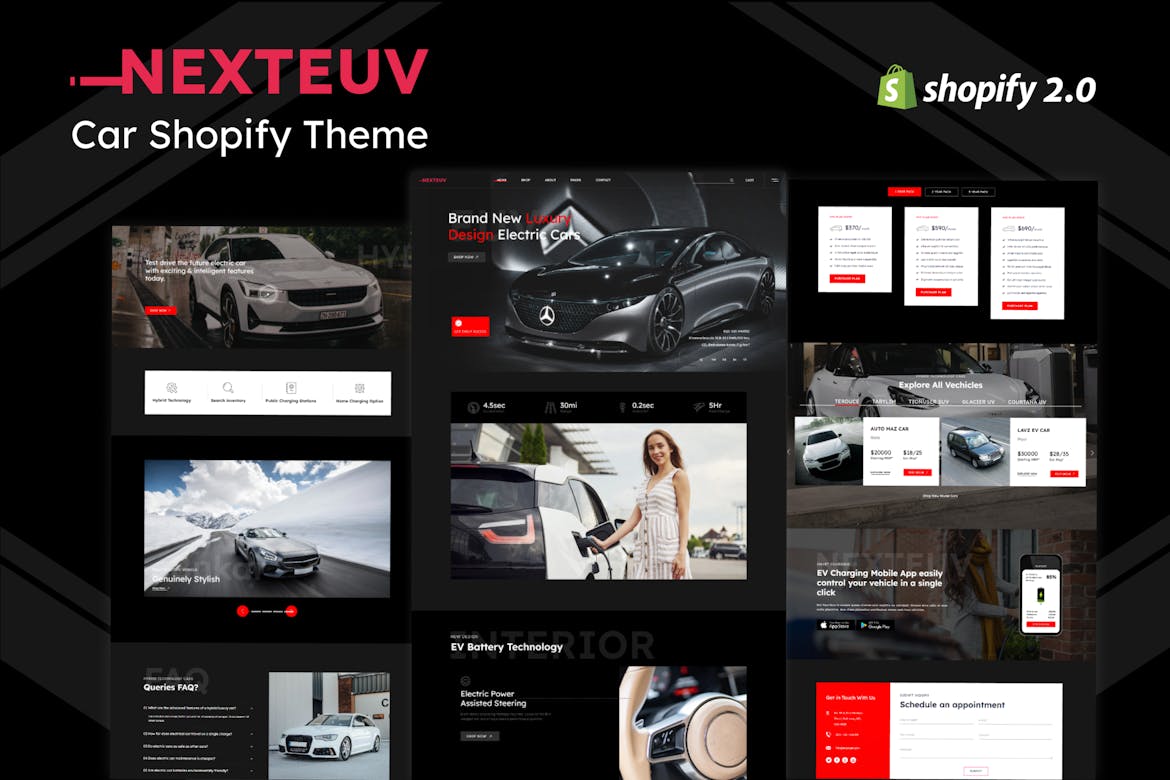 NextEuv - EV Shop, Single Product Shopify Theme