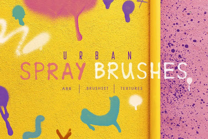 Procreate & Adobe Photoshop Urban Spray Brushes