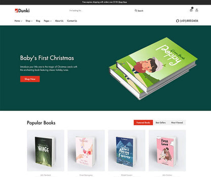 Dunki - Book Store Shopify Theme