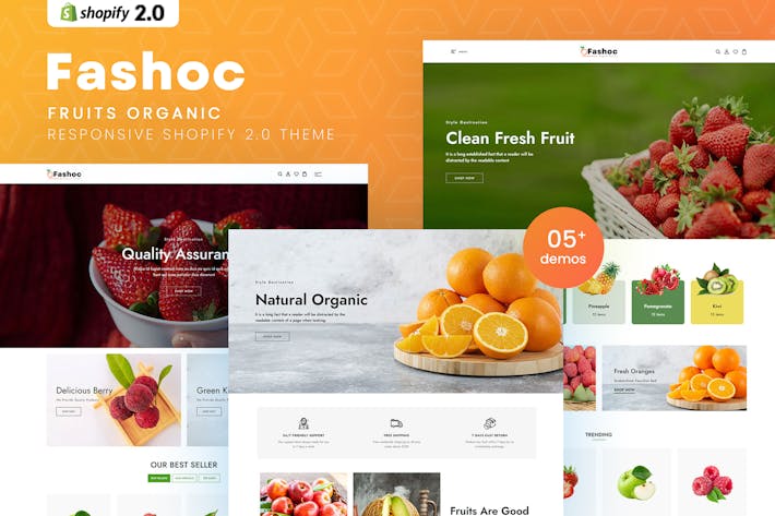 Fashoc - Fruits Organic Shopify 2.0 Theme