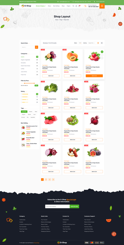 GroStore - Food & Grocery Laravel eCommerce with Admin Dashboard