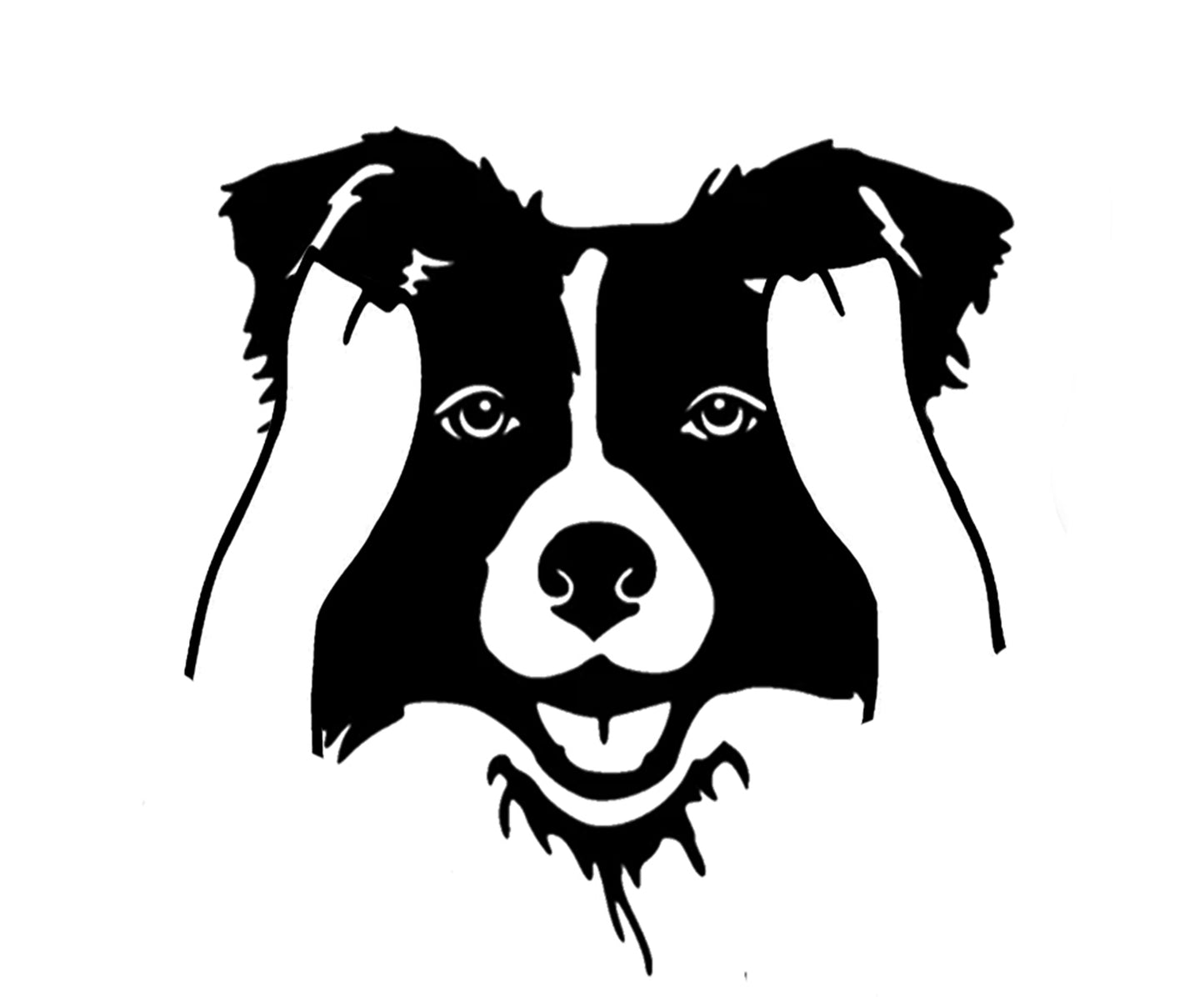 Border Collie Svg File - Border Collie Clipart - Dog Cut File