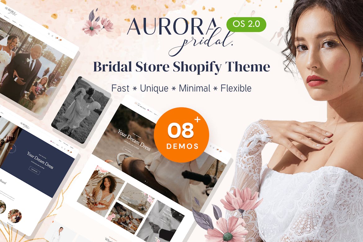 Aurora - Bridal Store Shopify Theme OS 2.0