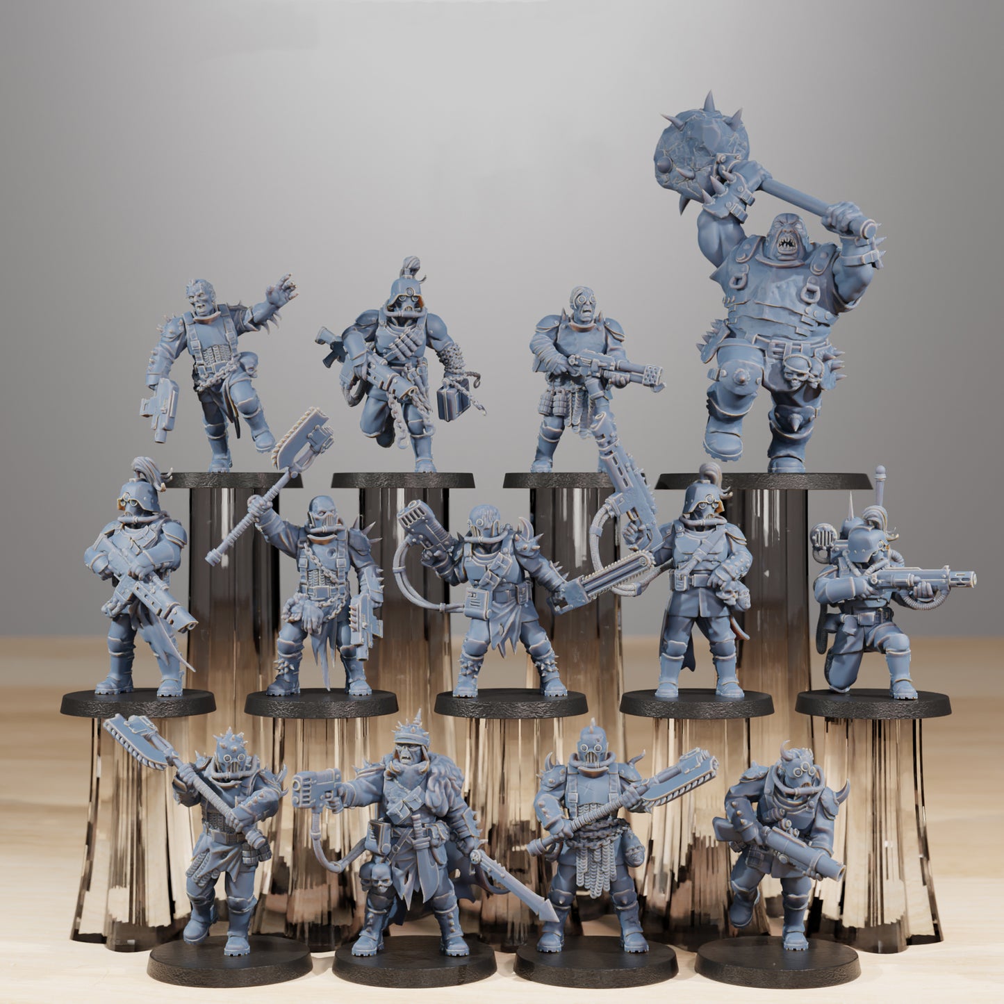 Warhammer - Kill Team - Collection 3D Printable Miniatures - BLOODED