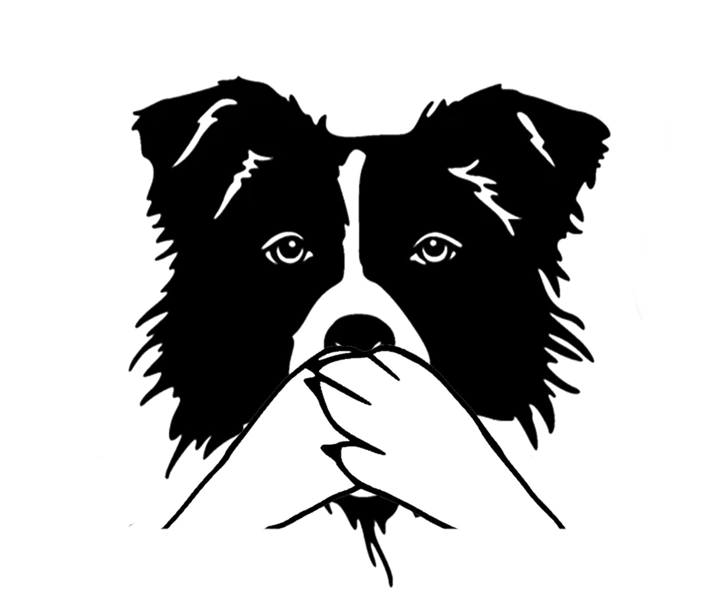 Border Collie Svg File - Border Collie Clipart - Dog Cut File