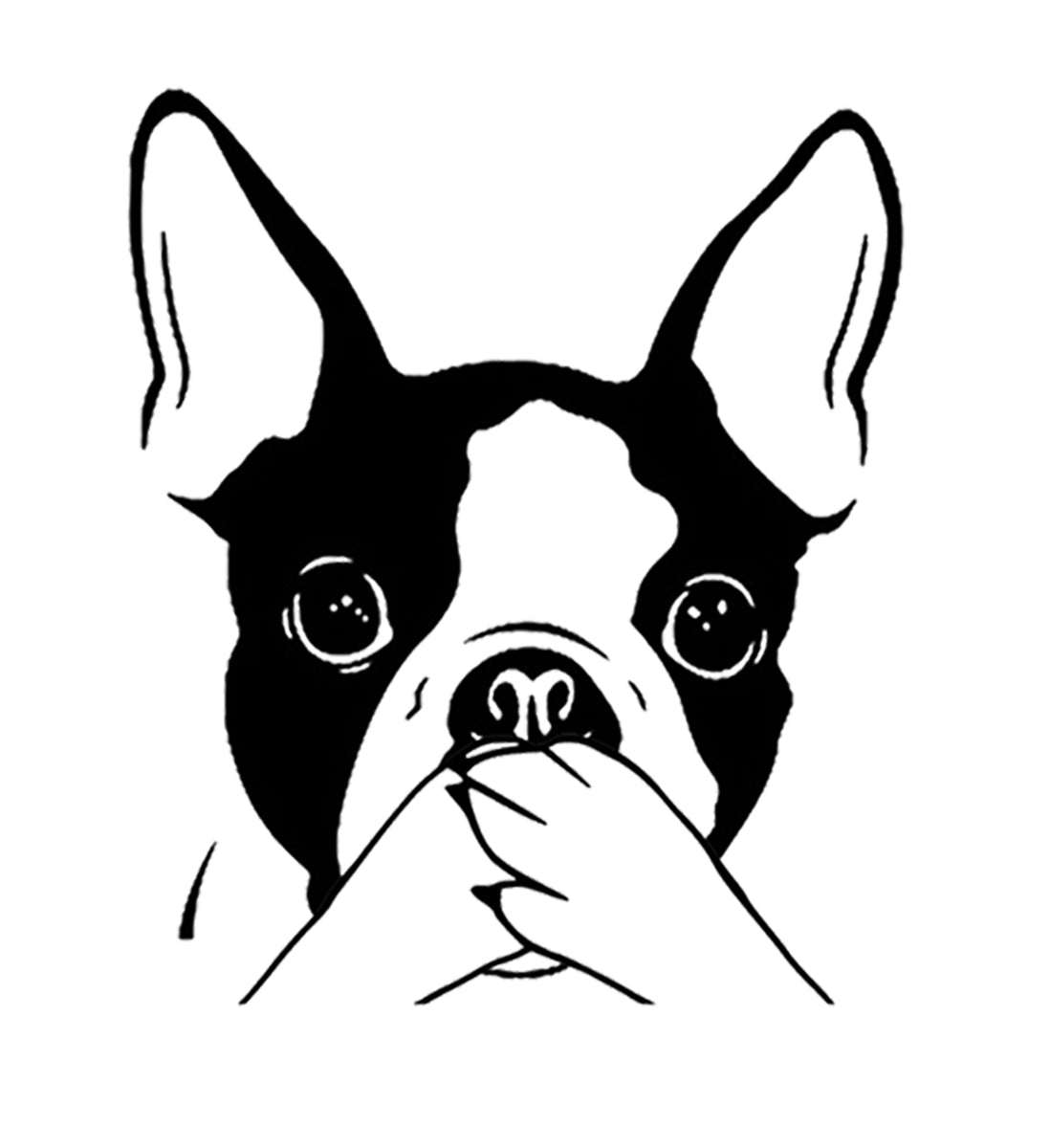 Boston Terrier Svg File - Boston Terrier Clipart - Dog Svg - Dog Cut File