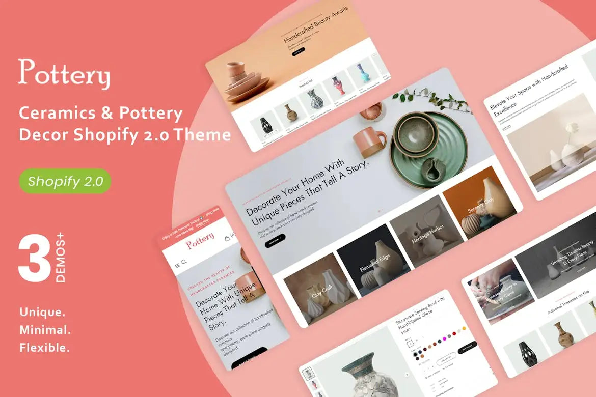 Potsy - Ceramics & Pottery Decor Shopify 2.0 Theme