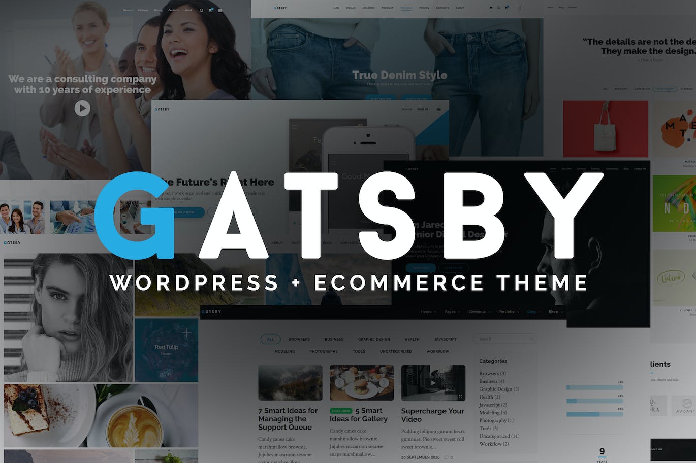 Gatsby - WordPress + eCommerce Theme