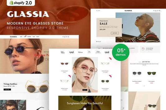 Glassia - Modern Eye Glasses Shopify 2.0 Theme