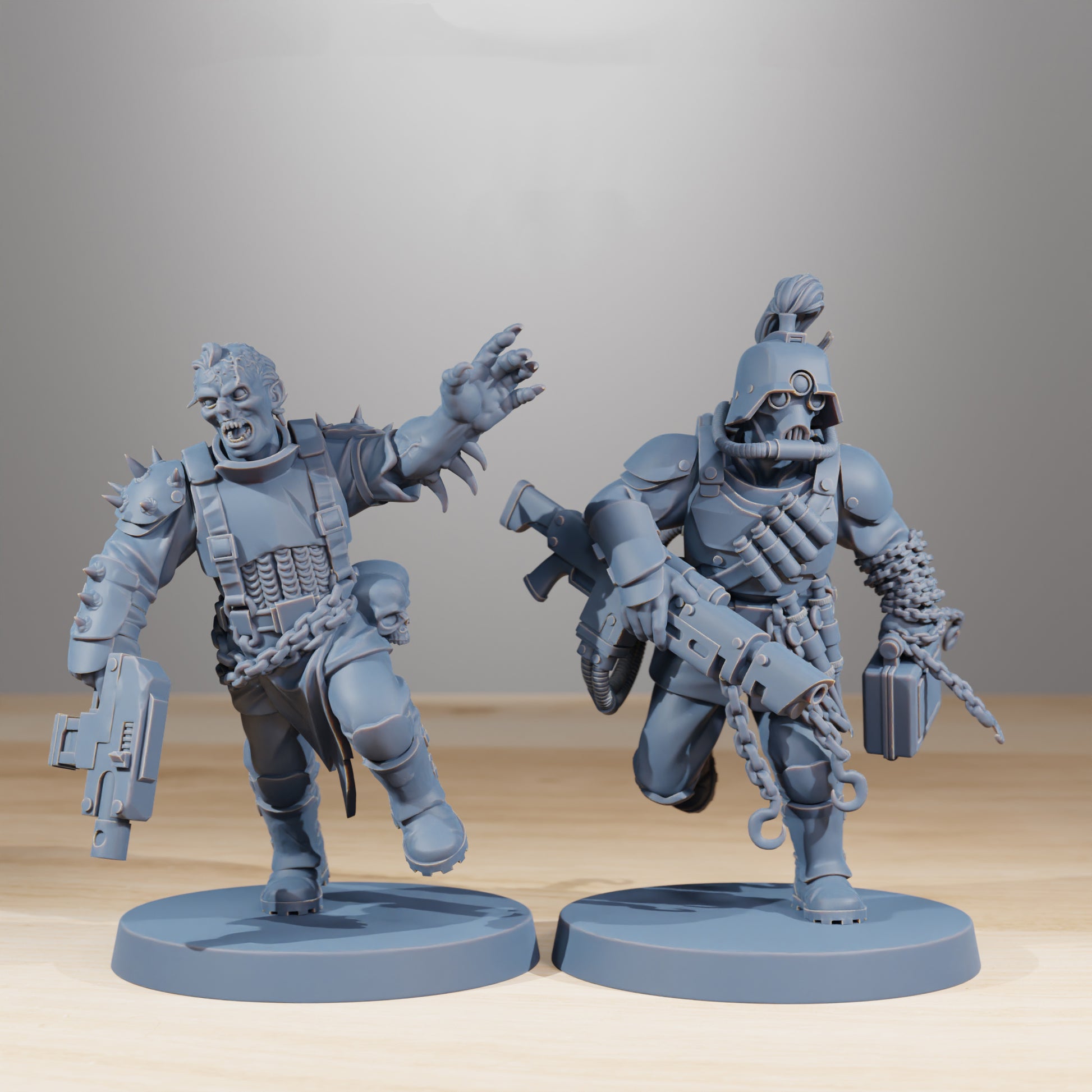 Warhammer - Kill Team - Collection 3D Printable Miniatures - BLOODED