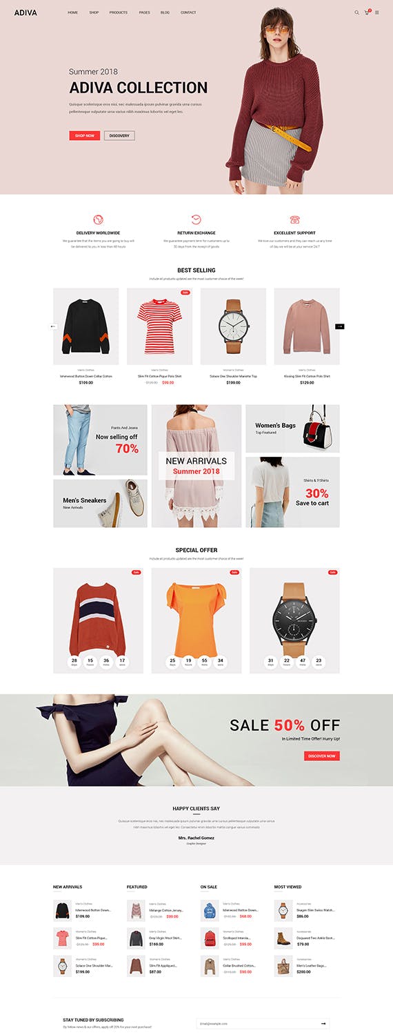 Adiva - eCommerce WordPress Theme