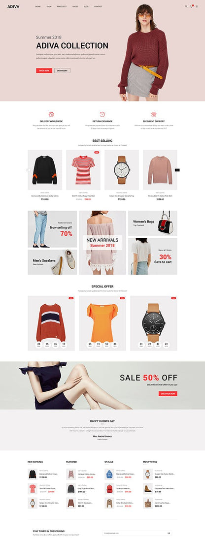 Adiva - eCommerce WordPress Theme