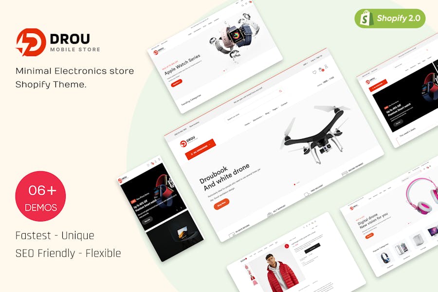 Drou - Electronics Store Shopify 2.0 Theme