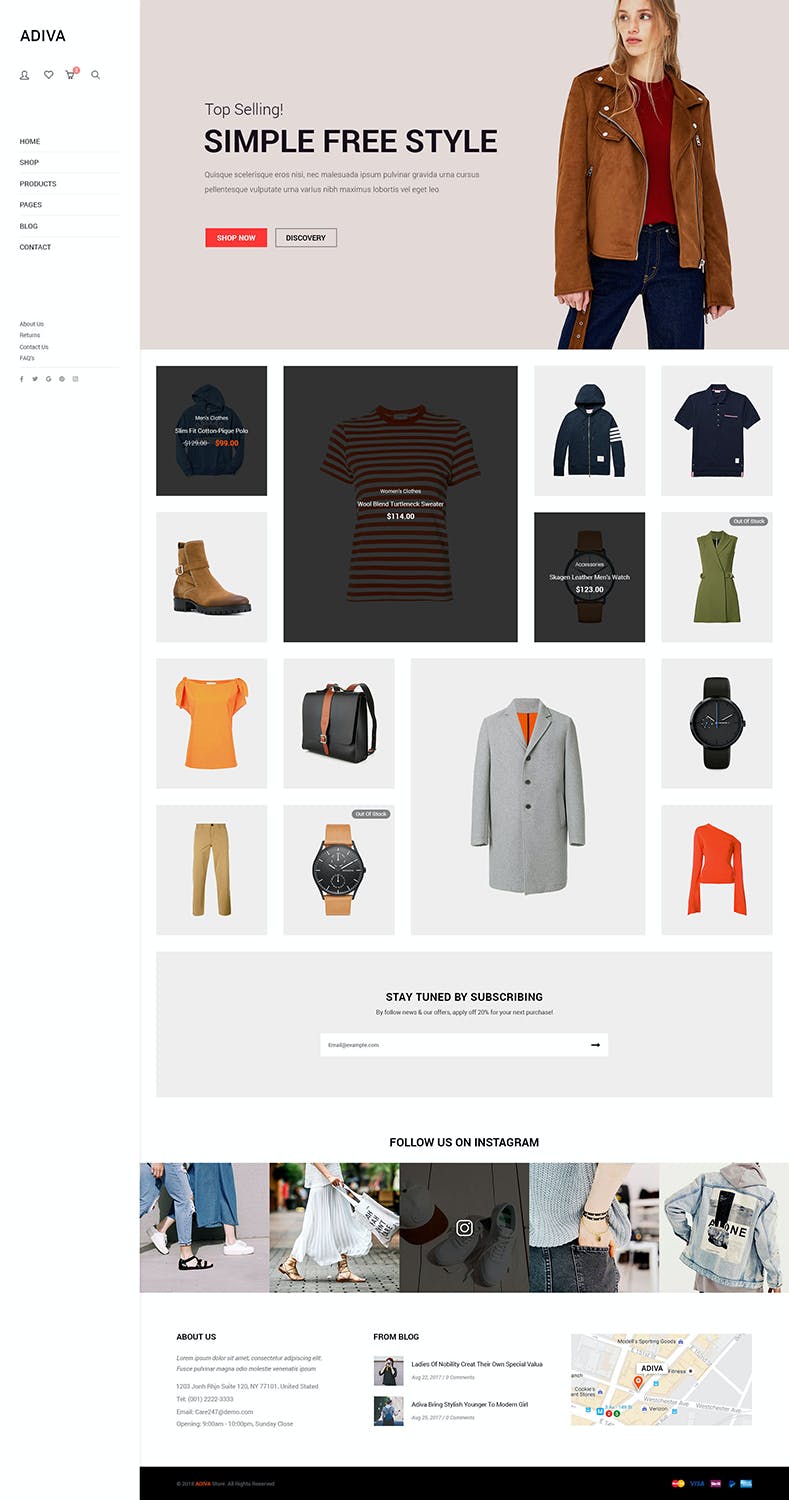 Adiva - eCommerce WordPress Theme