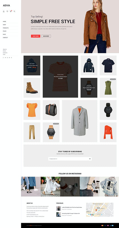 Adiva - eCommerce WordPress Theme