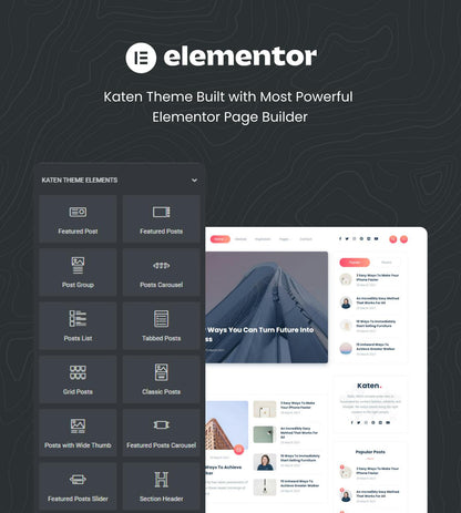 Katen - Blog & Magazine WordPress Theme