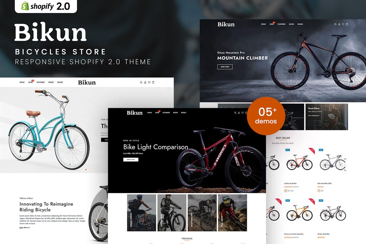 Bikun - Bicycles Store Shopify 2.0 Them