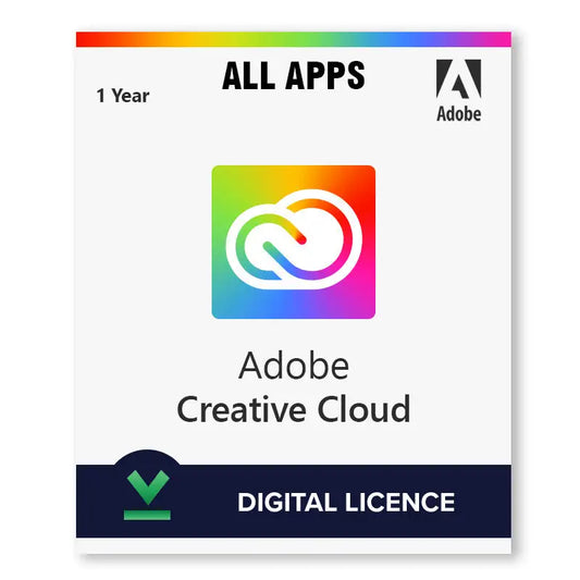 Adobe creative cloud all APP Subscription For 1 Year (ACC | 1 Year)