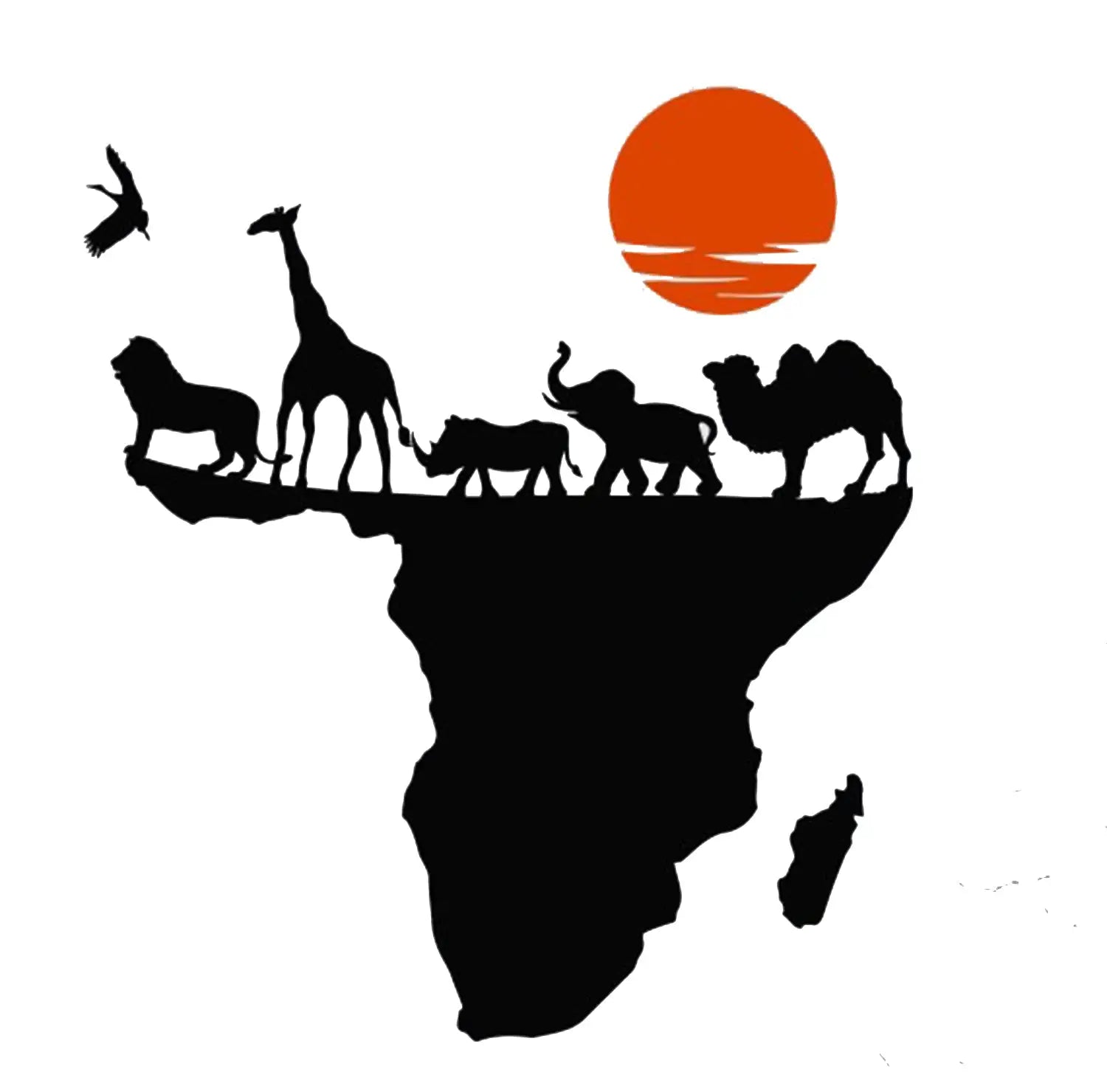 Africa Svg File - African Decor - Wild Africa - Safari Animals Cut File