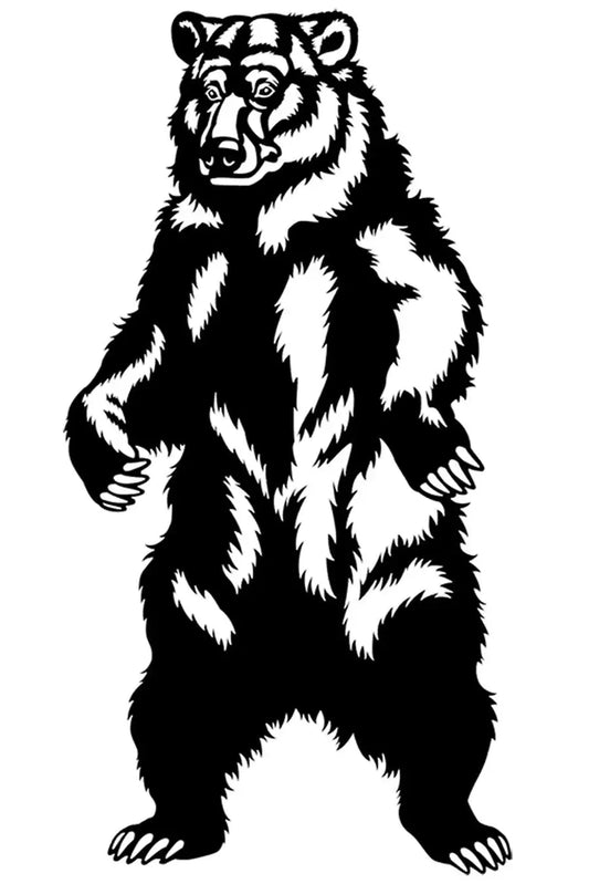 Bear Svg File - Grizzly Clipart - Grizzly Bear Cut File - Animals Svg