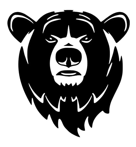 Bear Svg File - Bear Head Clipart - Animals Cut File