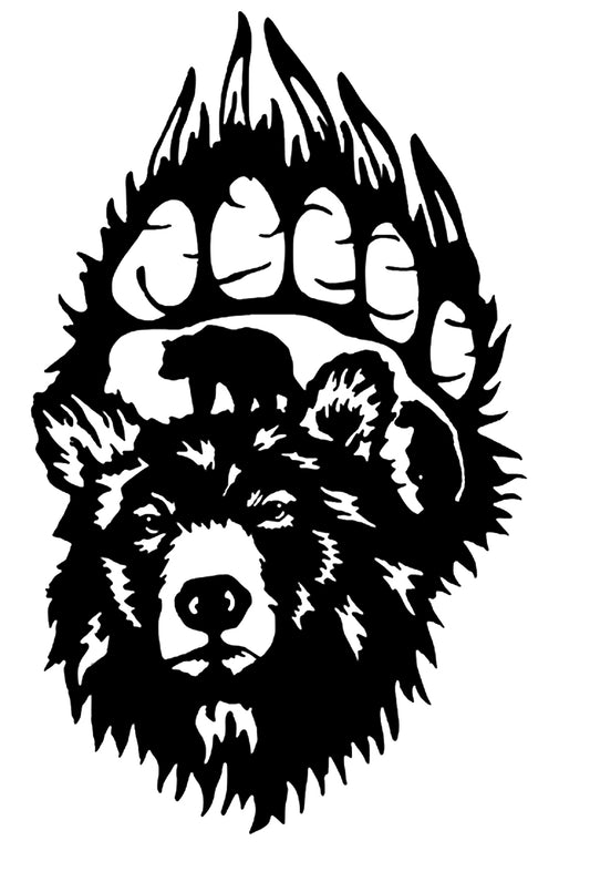 Bear Svg File - Bear Clipart - Bear With Cubs Svg - Animals Svg