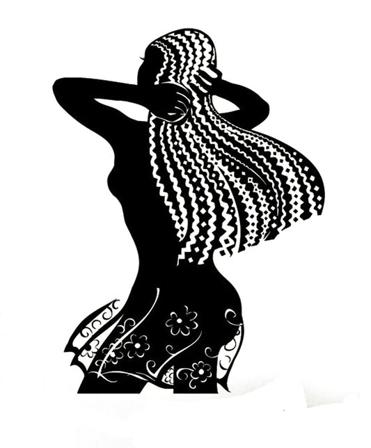 Black Woman Svg File - Africa Art - African Decor -African Woman Clipart