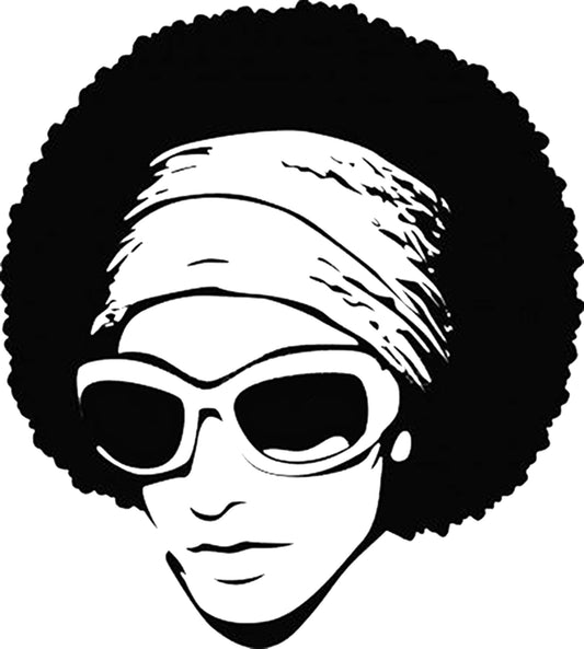 Black Woman Svg Design - African American Art Decor