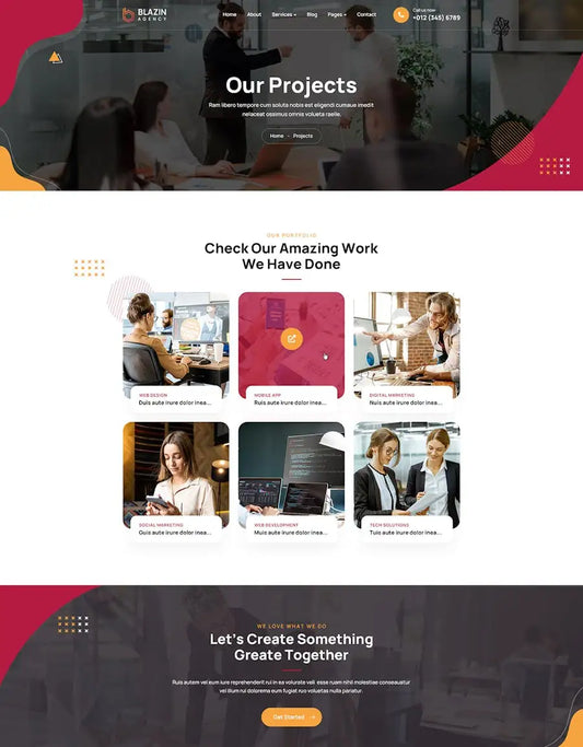 Blazin Agency | Creative WordPress Theme