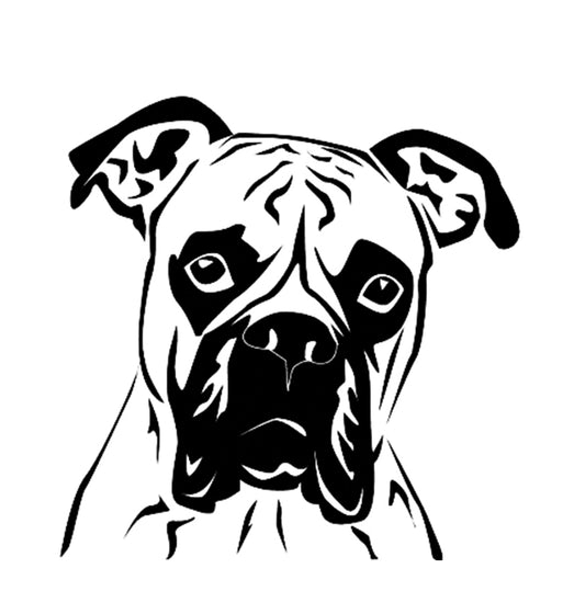 Dog Svg File - Boxer Dog Svg - Boxer Clipart - Animals Svg - Boxer Dog Vector File