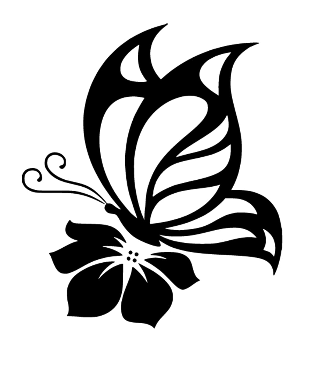 Butterfly Svg File - Butterfly Clipart - Flower Svg - Butterfly Cut File