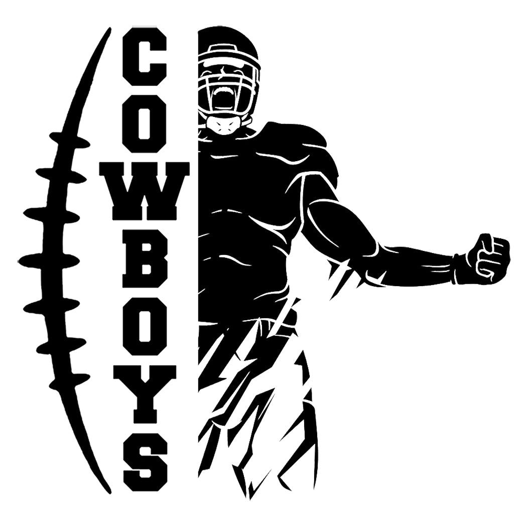 Cowboys Svg File - Football Svg - Football Clipart - Dallas Team Svg Design