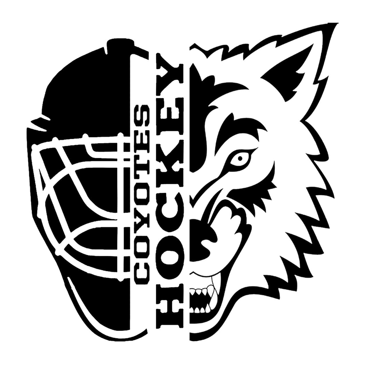 Hockey Svg File - Coyotes Svg - Coyotes Team Mascot Cut File