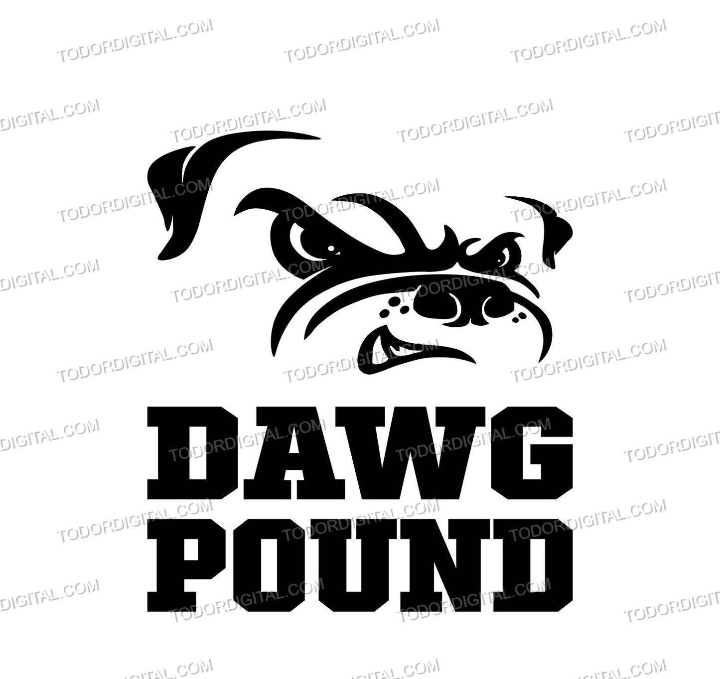 Dawg Pound Svg 文件 - 足球 Svg - 克利夫兰布朗队