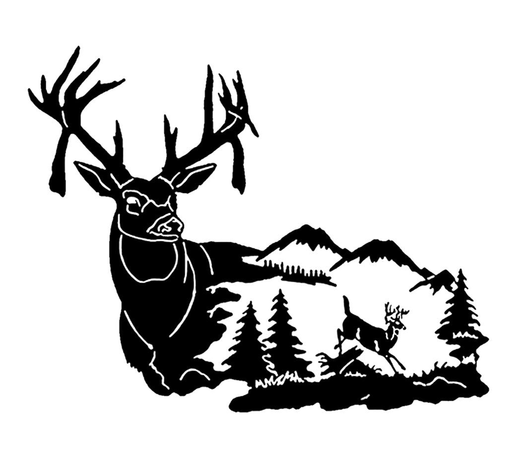 Deer Svg File - Buck Svg - Elk Svg - Animals Clipart - Wild Animals Svg