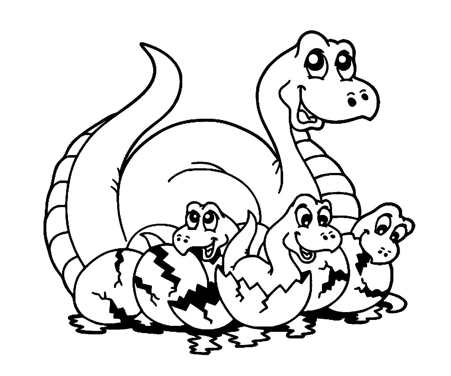 Dinosaur Svg File - Dinosaur With Babys Clipart - Funny Dinosaurs Cut File