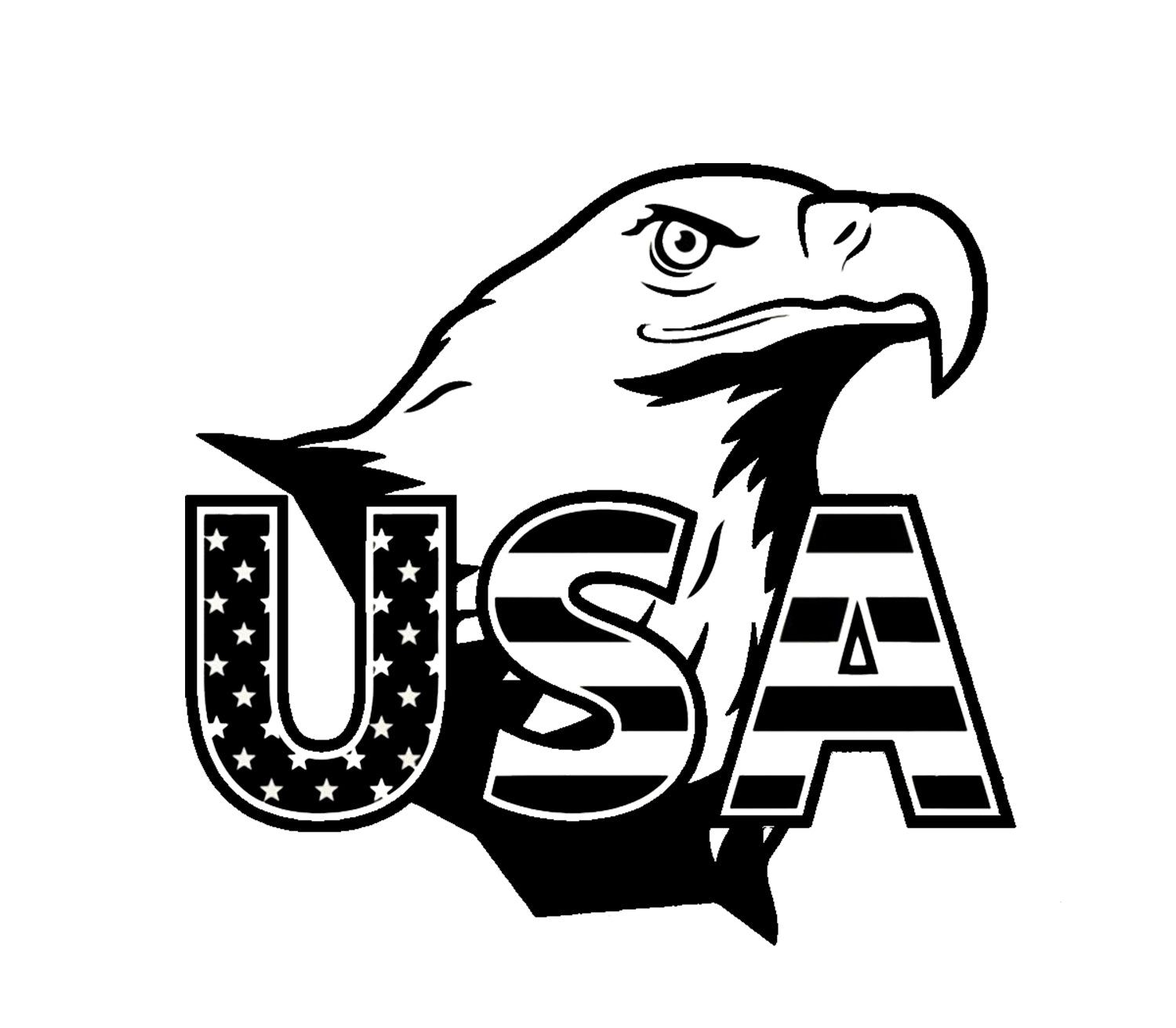 Usa Flag Svg File - Eagle Svg Design