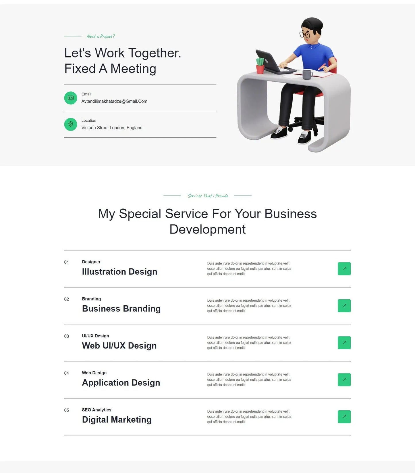 Avtandili - Personal Portfolio HTML Template