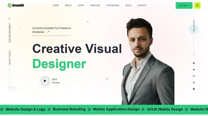 Avtandili - Personal Portfolio HTML Template