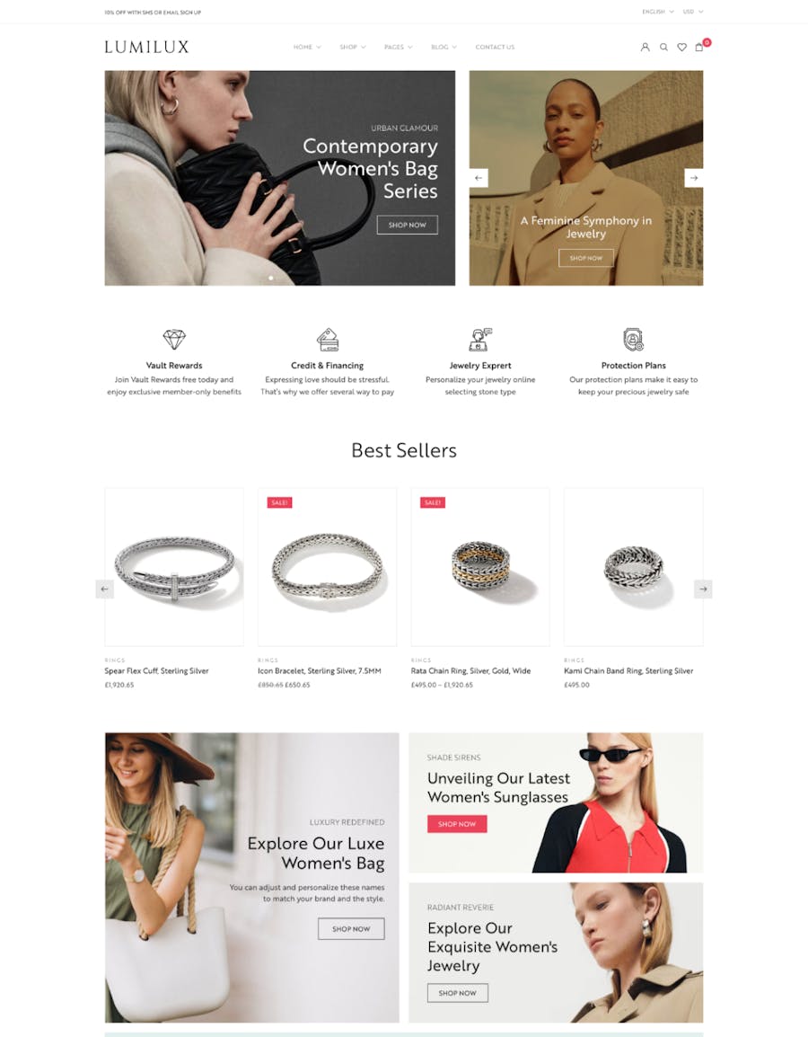 Lumilux - Jewelry and Accessories WooCommerce Them