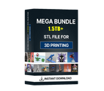 1.5 TB+ MEGA STL BUNDLE - STL Miniatures Bundle - Instant Download | STL Bundle, 3D Printing, 3D Print