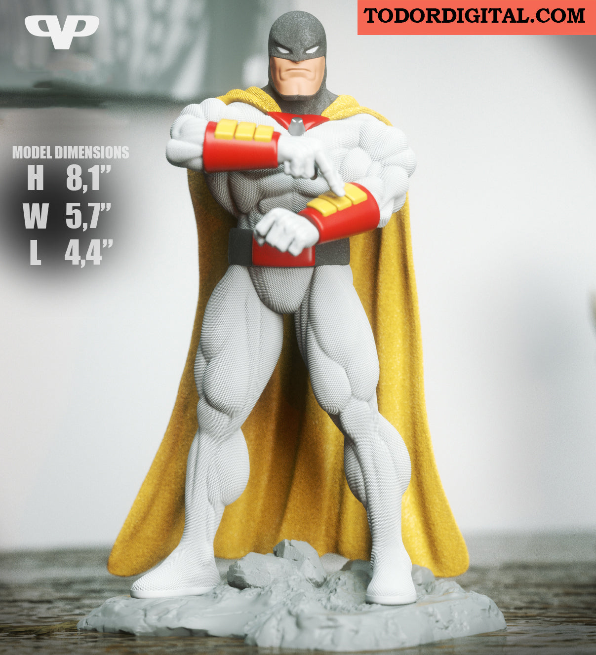 Space Ghost STL for 3D Printing