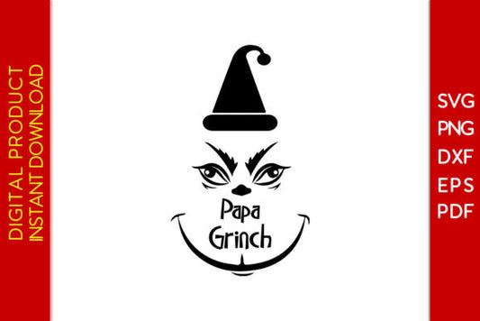 Papa Grinch Christmas design