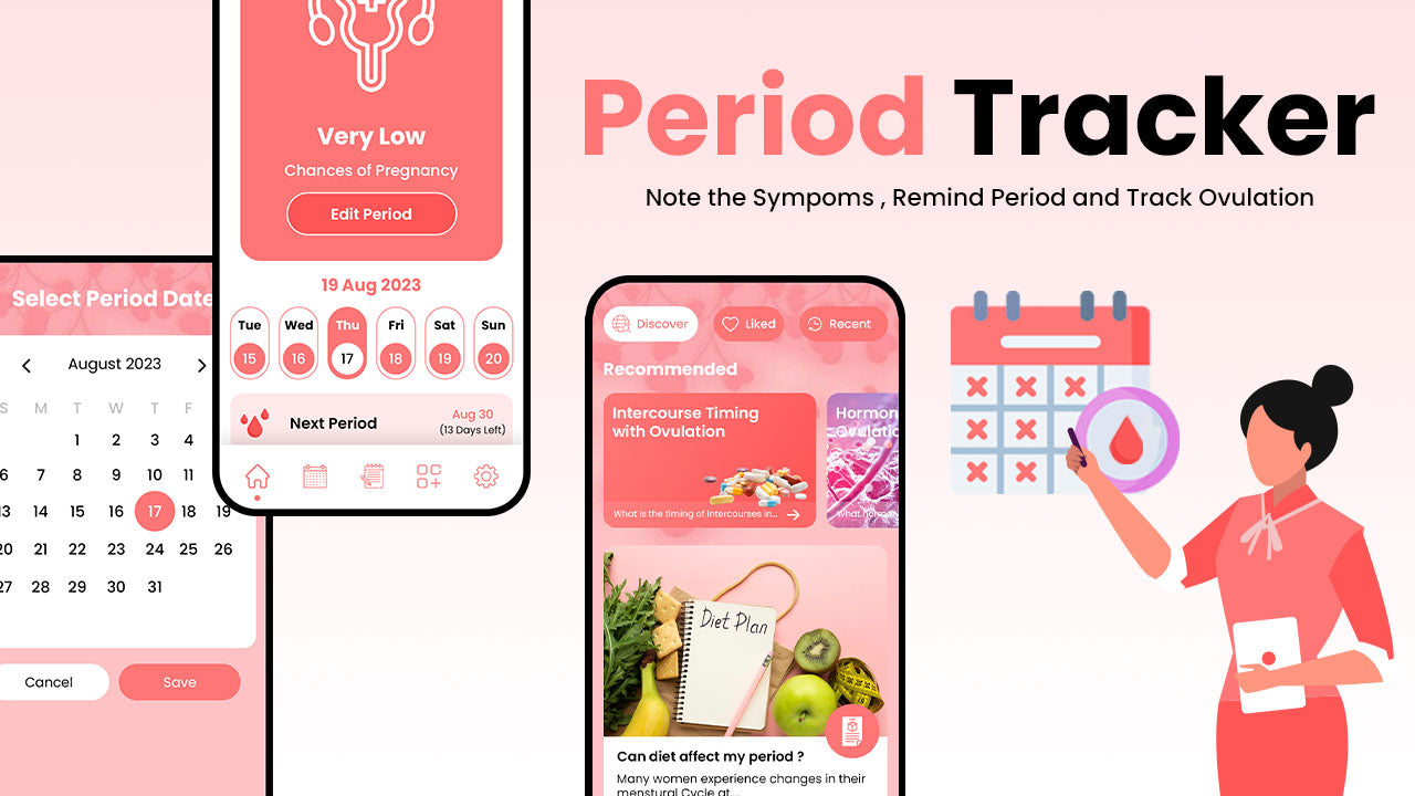 Period Tracker - Ovulation Tracker - Health Tracker / Android Source Code