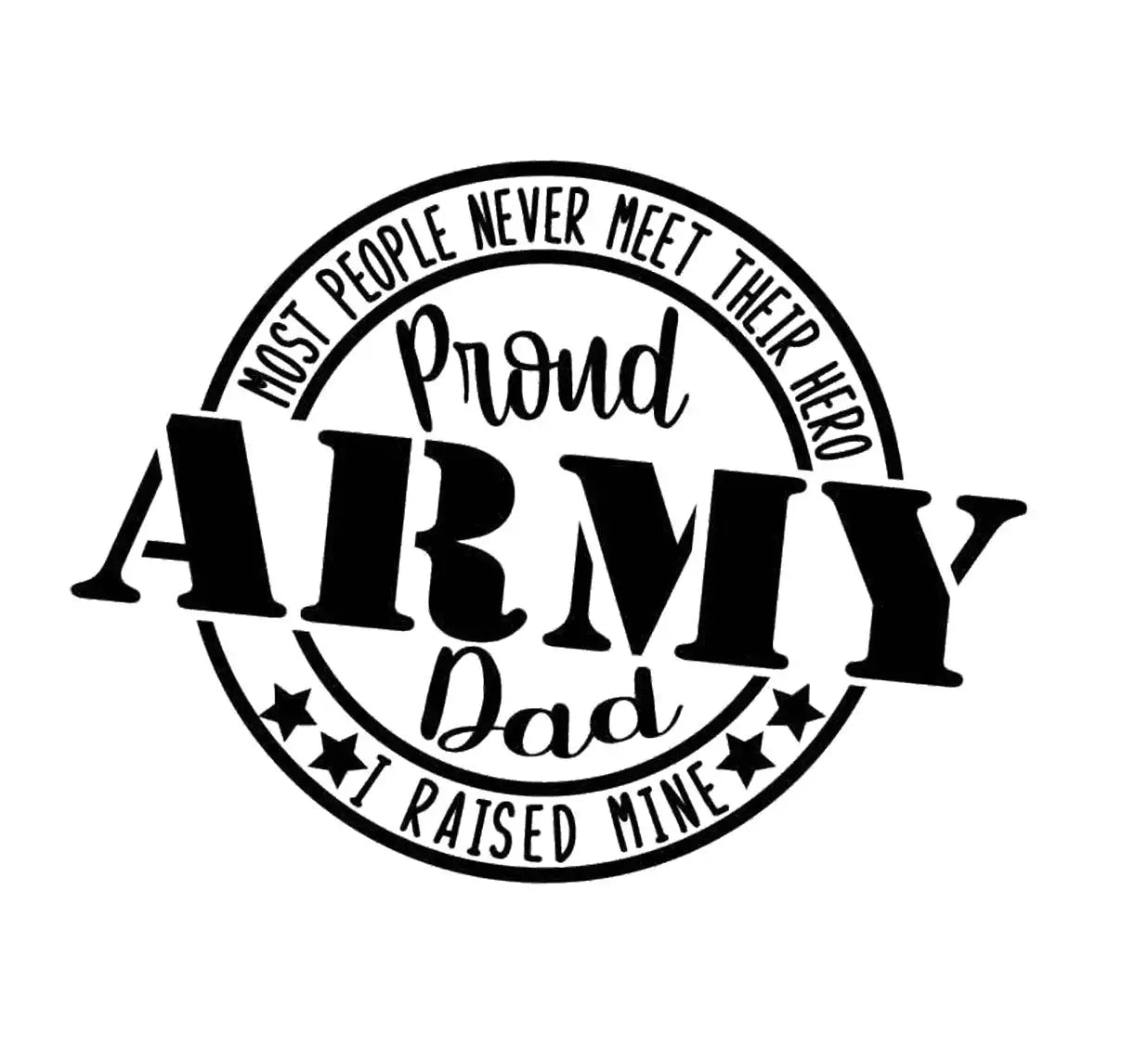 Army Dad Svg File - Proud Army Dad Svg Design - Army Dad Clipart